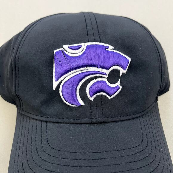 Nike Kansas State Wildcats Hat Cap Strapback Black University College Adjustable - Picture 3 of 6